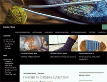 Tablet Screenshot of knittersrow.com